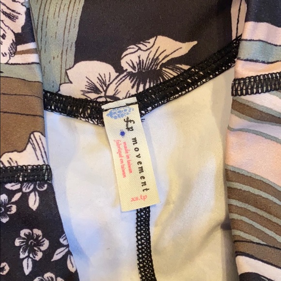 Free People Movement Wave Crush Floral Leggings XS - Picture 6 of 10
